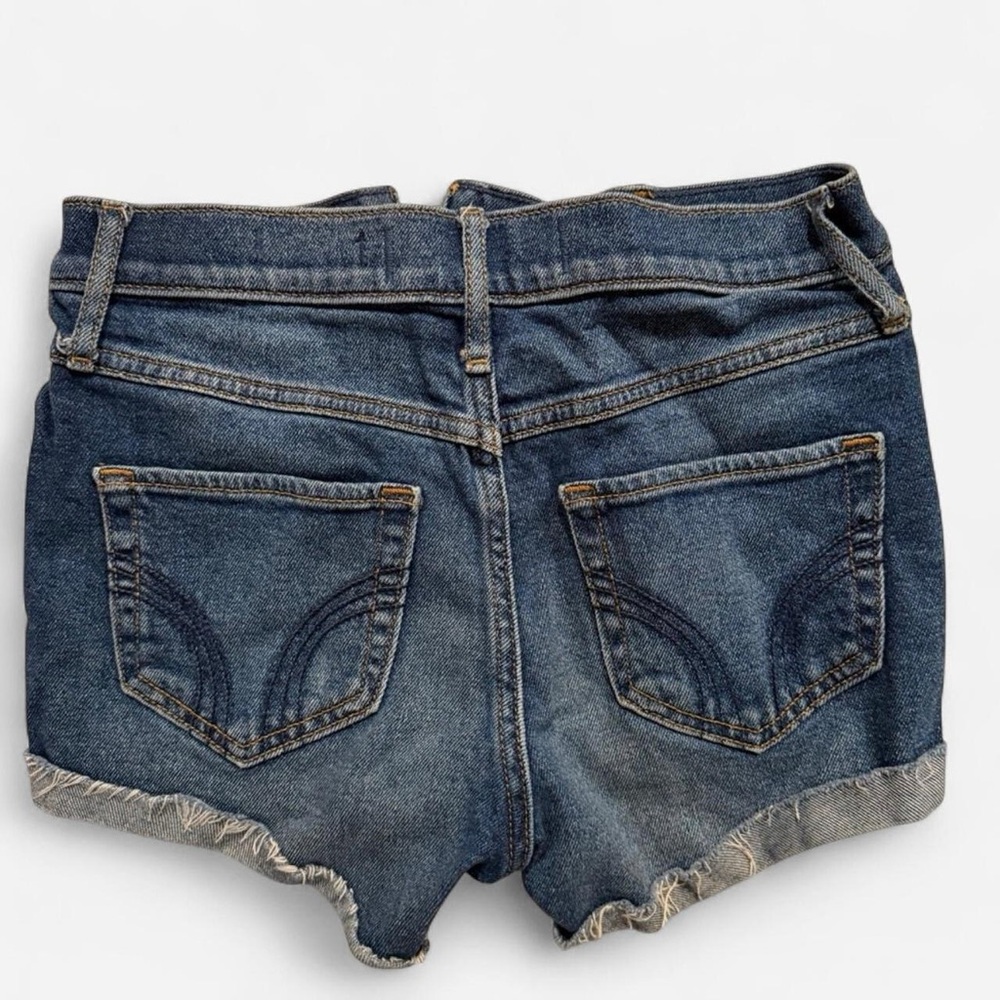 Hollister Dark Blue Jean Shorts - Picture 2 of 3
